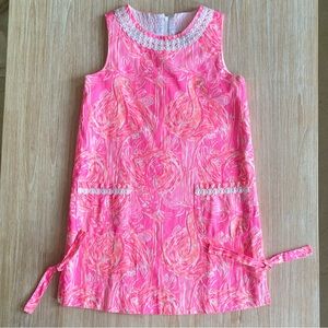EUC Lilly Pulitzer Girls Mila Shift Dress Size 8